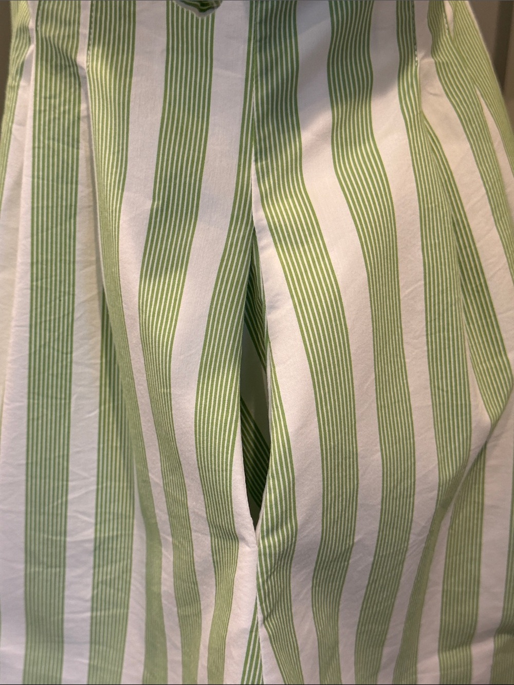 Anthropologie The Tobie Mini Shirt Dress by Exquise Button Front Green Size XS - Picture 8 of 14